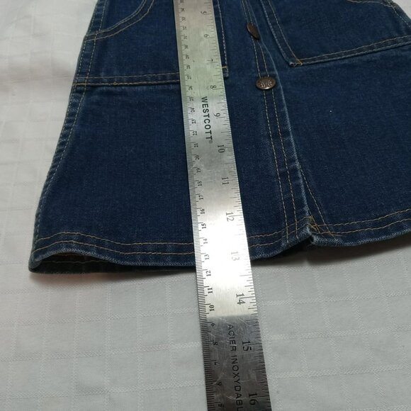 Just like mom! Vintage blue denim skirt, 1977. - Picture 5 of 10